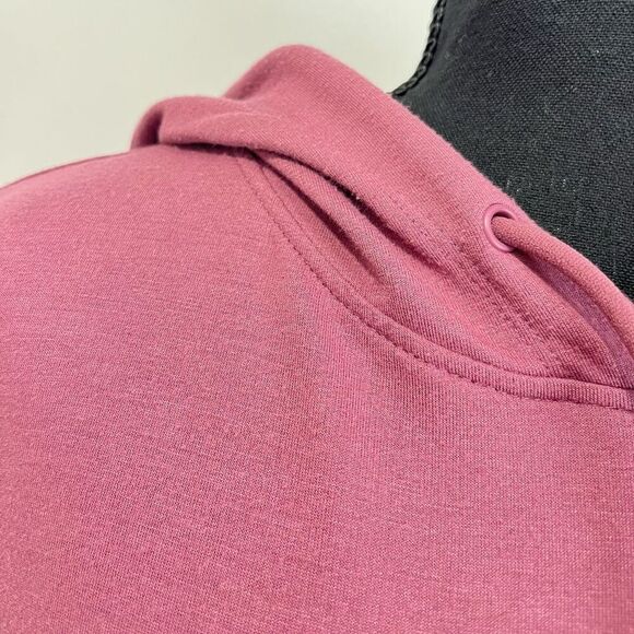 Avia Hooded Long Sleeve Activewear Top Size Medium Mauve Pink - Picture 4 of 8